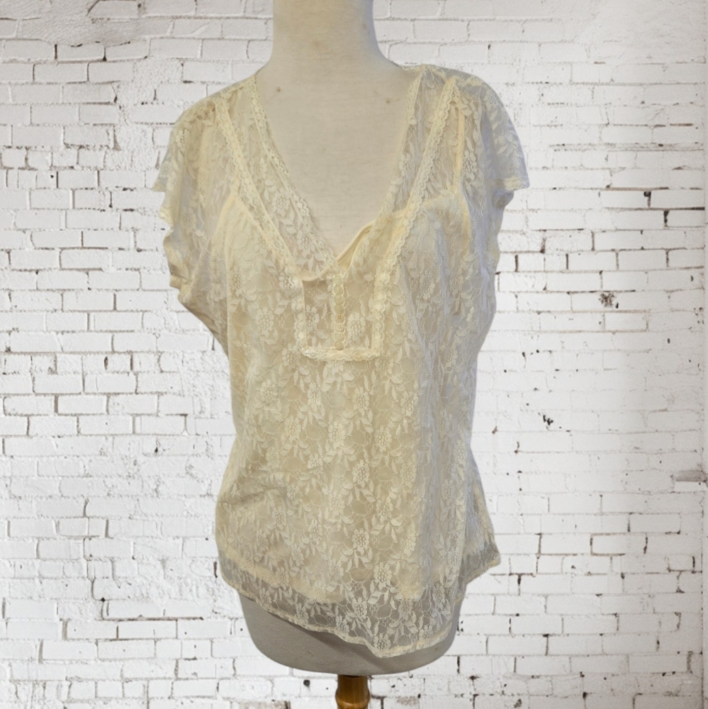 Axcess Lace Tank with Cami